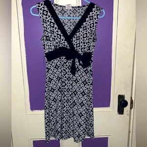 Black and white dress